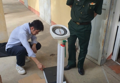 Cấp thiết bị y tế cho Trường Sĩ quan Lục quân 1